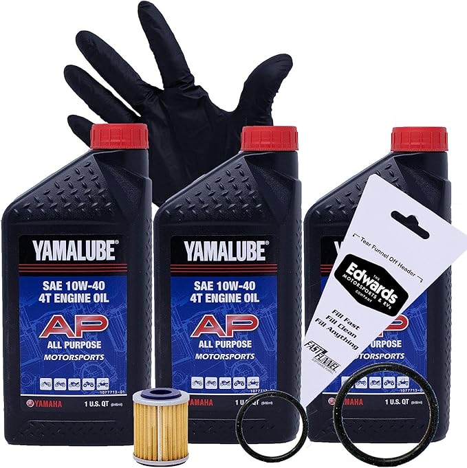 Edwards Oil Change Kit fits 1988-2004 Yamaha Warrior 350 ATV