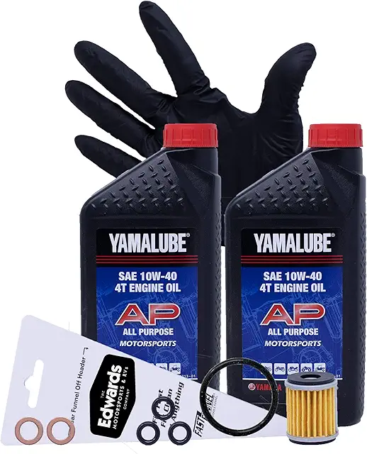 Edwards Oil Change Kit fits 2009-2020 Yamaha YFZ450 Sport ATV