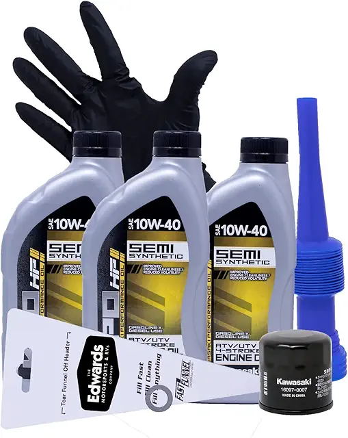 Edwards Oil Change Kit fits 2006-2013 Kawasaki Brute Force 650 ATV