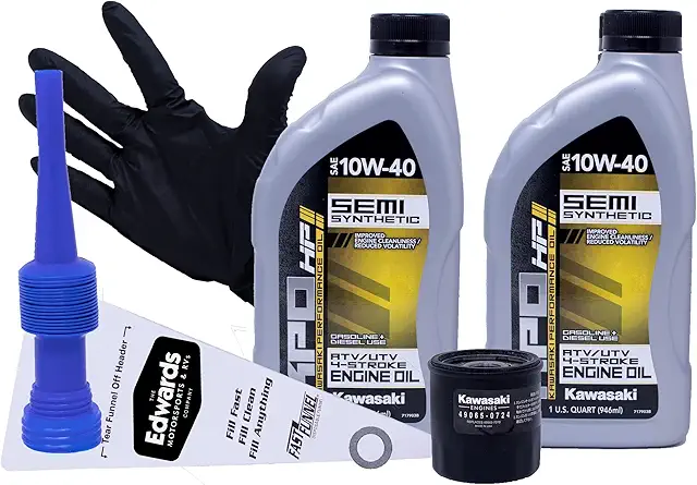Edwards Oil Change Kit fits 2005-2016 Kawasaki Mule 600/610