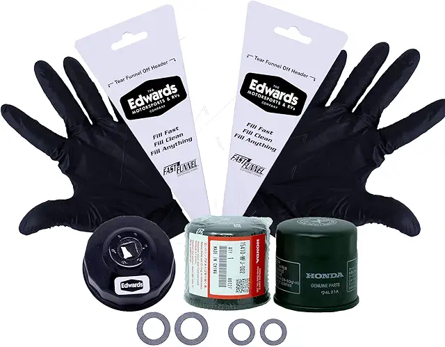 Edwards Oil Filter Two Pack 15410-MFJ-D02 with Crush Washers