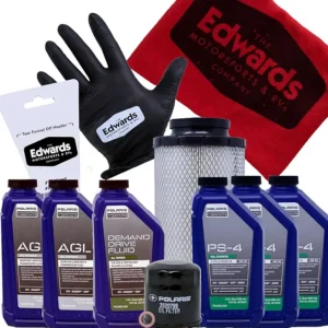 Edwards Oil Change Kit fits 2019-2023 Polaris RZR Turbo and Pro model SXS UTV with Air Filter