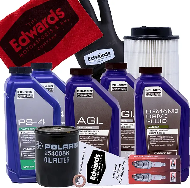 Edwards Oil Change Kit fits 2010-2014 Polaris Sportsman 800 ATV with Air Filter