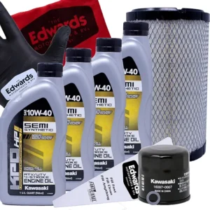 Edwards Oil Change Kit fits 2020-2022 Kawasaki Teryx KRX 1000 Side x Side UTV with Air Filter