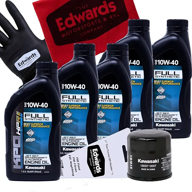 Edwards Oil Change Kit fits 2004-2019 Kawasaki STX-15F JetSki Watercraft