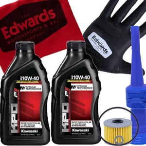 Edwards Oil Change Kit fits 2002-2023 Kawasaki KLX 110 Motorcycle
