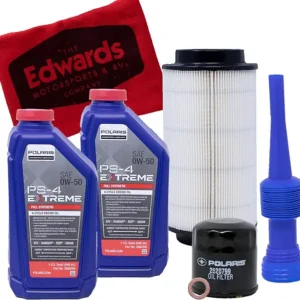 Edwards Oil Change Kit fit most Polaris Sportsman ATVs with Air Filter