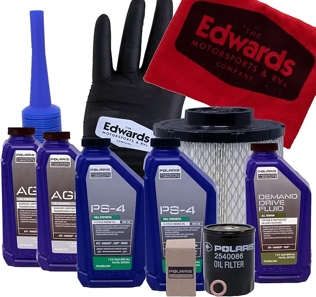 Edwards Oil Change Kit fit 2019-2022 Polaris Ranger 500 UTV with Air Filter