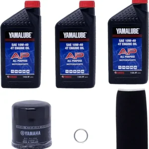 Edwards Oil Change Kit fits 2002-2009 Yamaha Grizzly 660 ATV with Air Filter