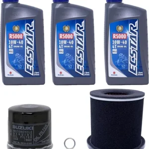 Edwards Oil Change Kit fits 2008-2024 Suzuki KingQuad 500/750 ATV with Air Filter