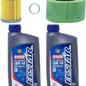 Edwards Full Synthetic Oil Change Kit fits 1997-2001 Suzuki LT-F160 Quad Runner ATV with Air Filter