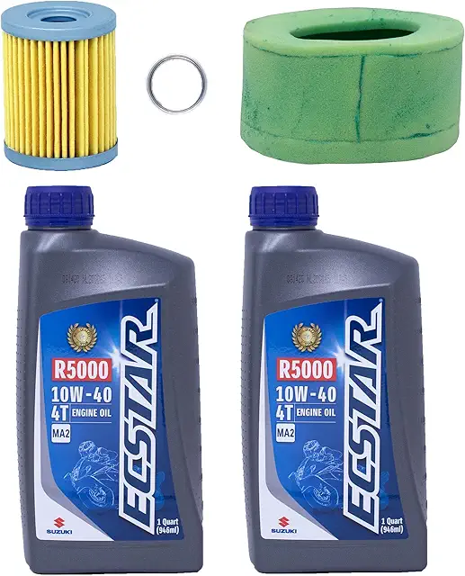 Edwards Oil Change Kit fits 1997-2001 Suzuki LT-F160 Quad Runner ATV with Air Filter