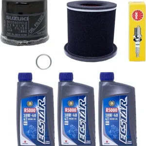 Edwards Oil Change Kit fits 2008-2013 Suzuki LT-A750X ATV with Air Filter and Spark Plug