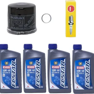Edwards Oil Change Kit fits 1998-2002 Suzuki LT-F500F Quad Runner ATV with Spark Plug