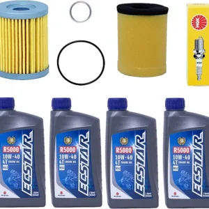 Edwards Oil Change Kit fits 1999-2002 Suzuki LT-F300F King Quad ATV With Air Filter and Spark Plug