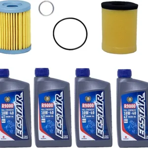Edwards Full Synthetic Oil Change Kit fits 1999-2002 Suzuki LT-F300F King Quad ATV With Air Filter