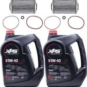 Edwards Full Synthetic Oil Kit fits Sea Doo BRP Oil Change Kit W/Filter & O Rings All 4-Tec GTX GTI RXP RXT 2 Pack