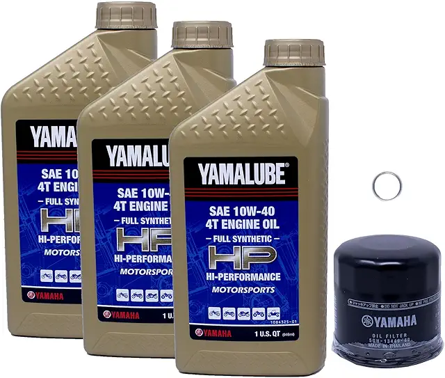 Edwards Full Synthetic Oil Change Kit fits 2021-2024 Yamaha Tenere 700 Motorcycle
